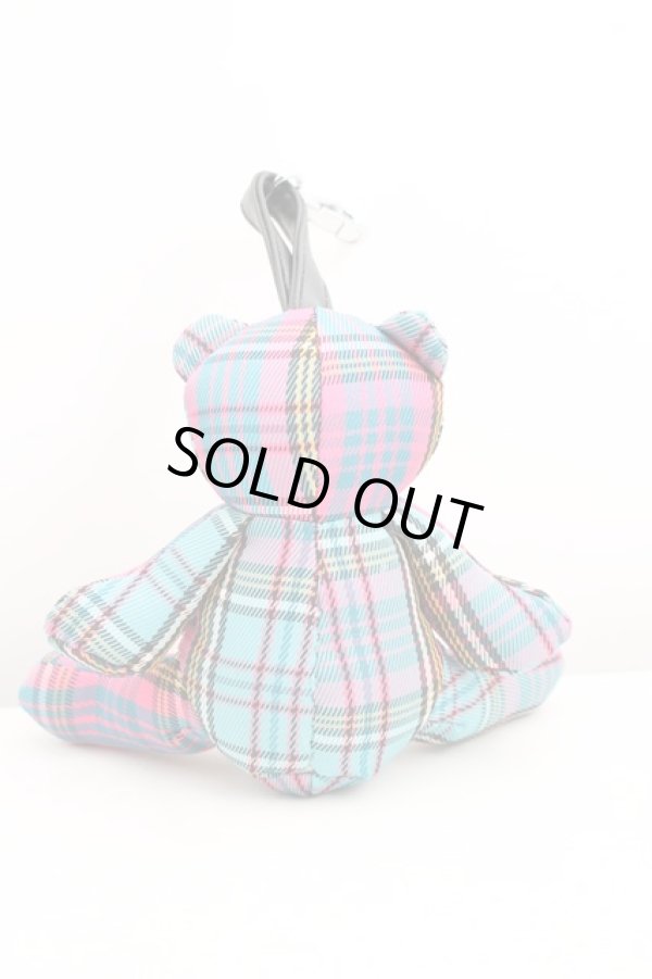 画像2: ANGLOMANIA 中古 / テディベアストラップ  青  H-25-12-28-143-gd-OD-ZH (2)