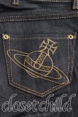 画像6: ヴィヴィアンウエストウッド 中古 / ステッチオーブスキニーデニム 1（7号相当） インディゴ  H-25-12-28-016-pa-OD-ZH (6)