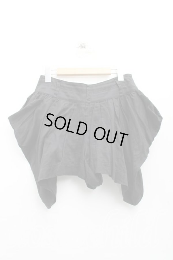 画像2: ヴィヴィアンウエストウッド 中古 / プリーツキュロット 2（9号相当） 黒  H-25-12-28-017-pa-OD-ZH (2)