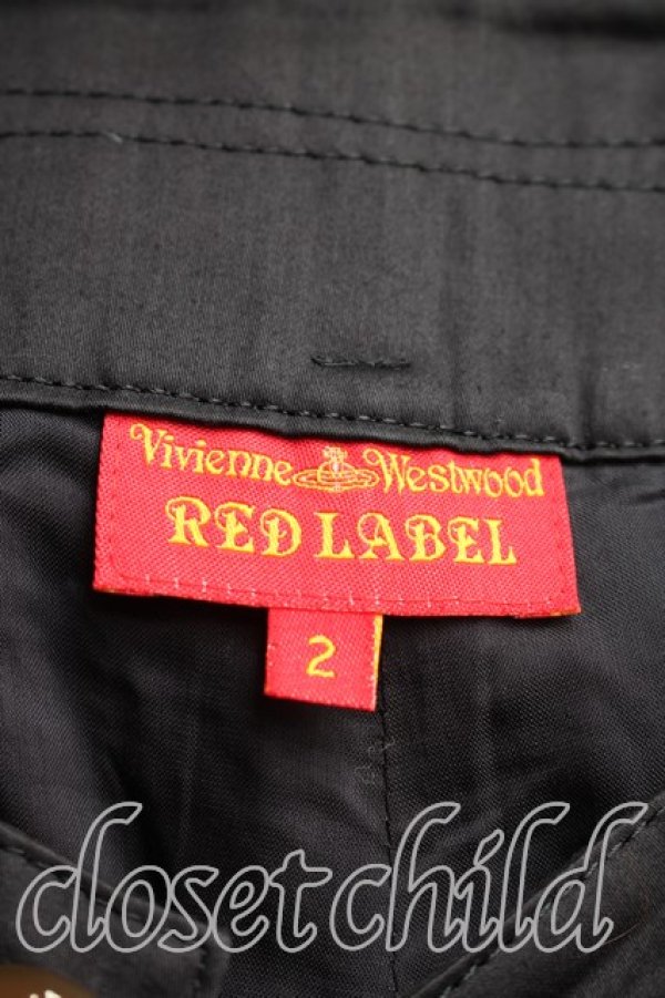 画像3: ヴィヴィアンウエストウッド 中古 / プリーツキュロット 2（9号相当） 黒  H-25-12-28-017-pa-OD-ZH (3)