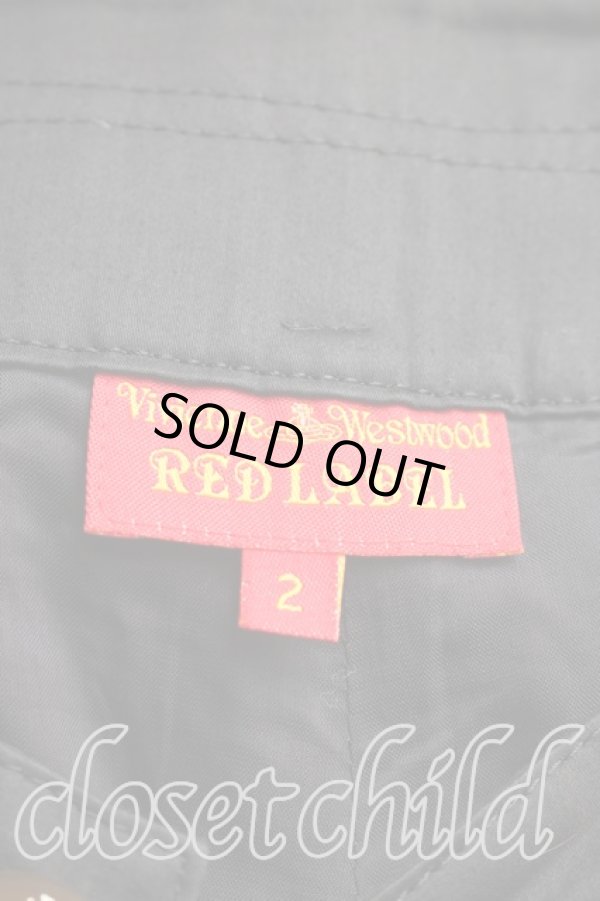 画像3: ヴィヴィアンウエストウッド 中古 / プリーツキュロット 2（9号相当） 黒  H-25-12-28-017-pa-OD-ZH (3)