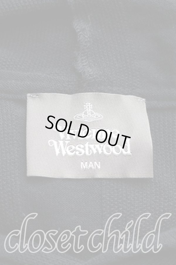 画像3: ヴィヴィアンウエストウッド MAN 中古 / サマーニットノースリーブフーディ FREE 黒  H-26-01-11-020-to-IN-ZH (3)