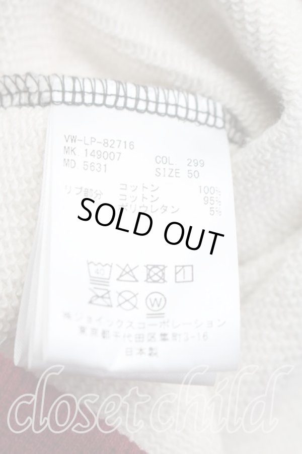 画像4: ヴィヴィアンウエストウッド 中古 / "FREEDOM FIGHTER PUZZLE ROSE"ジップパーカー 50(メンズXL相当) 黒×赤  H-26-01-11-022-to-IN-ZH (4)