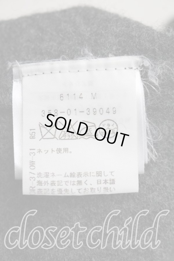 画像4: ANGLOMANIA 中古 / ウール脇下切替フーディパーカー S 灰  H-26-01-11-023-to-IN-ZH (4)