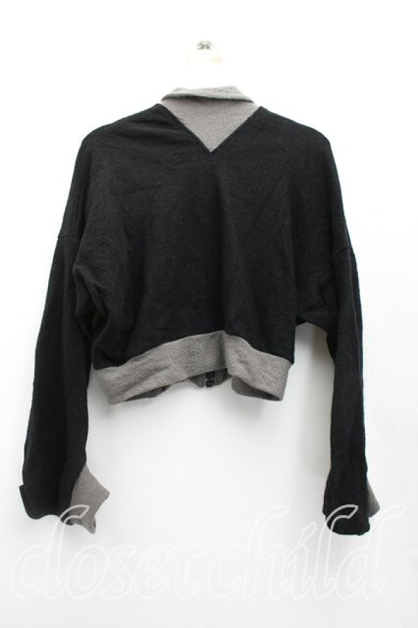 画像2: ヴィヴィアンウエストウッド 中古 / クロップドデビル袖パーカー XS 茶×黒  H-26-01-11-028-to-IN-ZH (2)