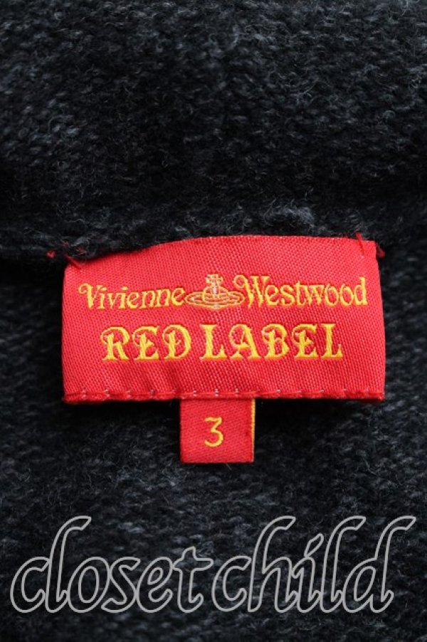 画像3: ヴィヴィアンウエストウッド 中古 / 単色オーブ刺繍フーディロングカーディガン 3(11号相当) 灰  H-26-01-11-031-to-IN-ZH (3)