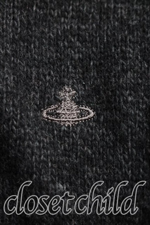 画像6: ヴィヴィアンウエストウッド 中古 / 単色オーブ刺繍フーディロングカーディガン 3(11号相当) 灰  H-26-01-11-031-to-IN-ZH (6)