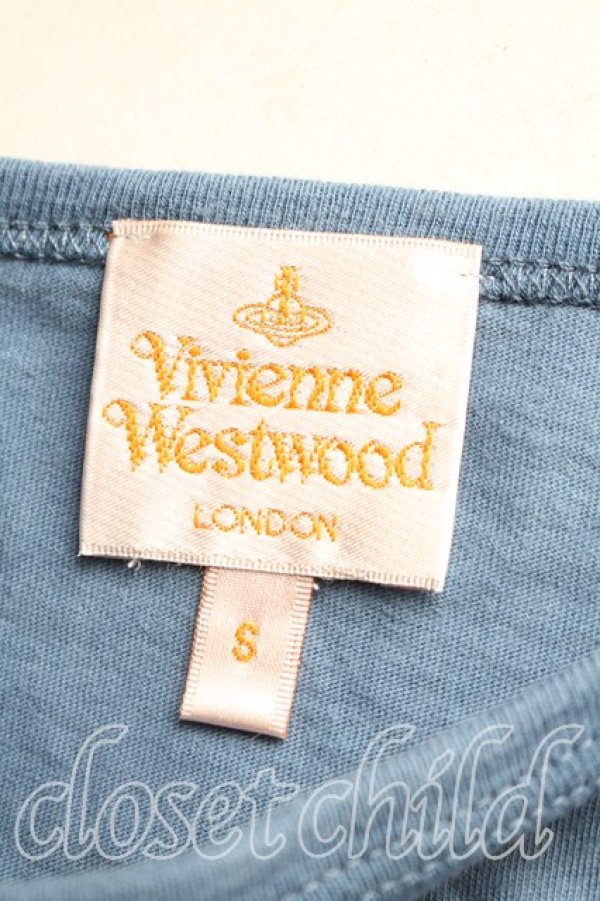 画像3: ヴィヴィアンウエストウッド 中古 / シードツリーpt長袖カットソー S 青  H-26-01-11-033-to-OD-ZH (3)