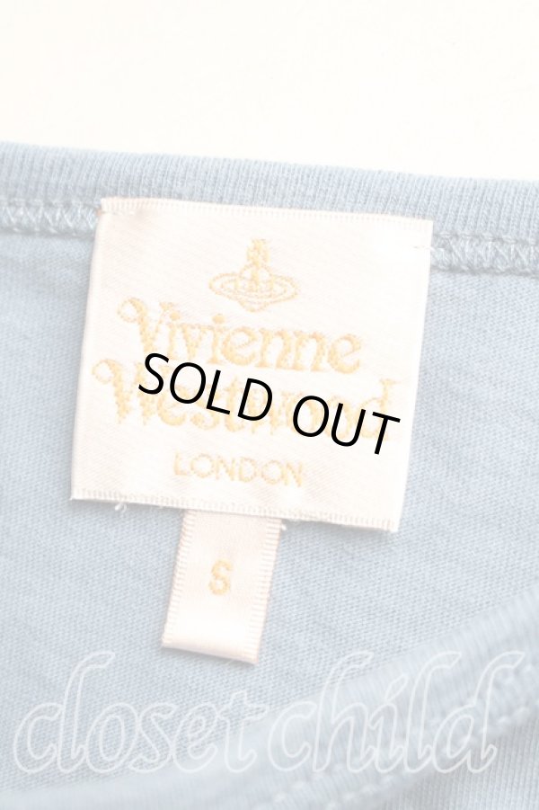 画像3: ヴィヴィアンウエストウッド 中古 / シードツリーpt長袖カットソー S 青  H-26-01-11-033-to-OD-ZH (3)