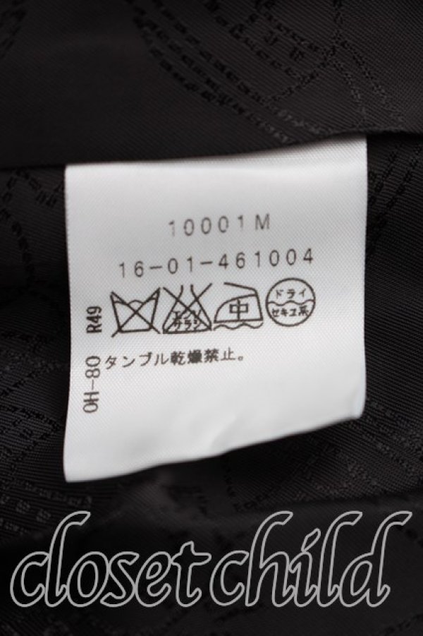 画像4: ヴィヴィアンウエストウッド 中古 / チェックダブルブレストジャケット 3(11号相当) 黒  H-26-01-11-034-jc-IN-ZH (4)