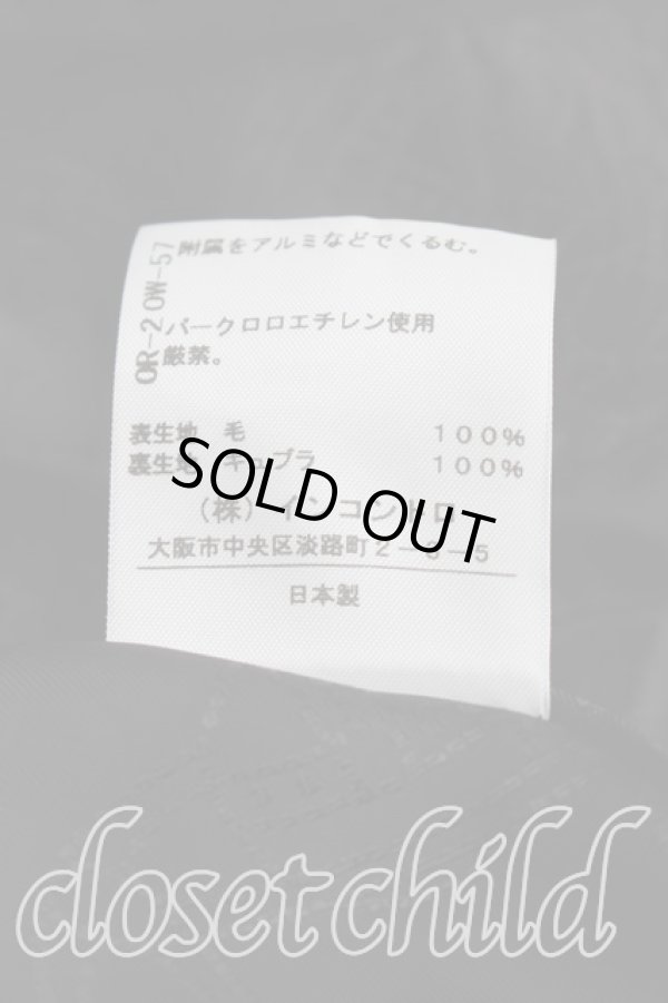 画像5: ヴィヴィアンウエストウッド 中古 / チェックダブルブレストジャケット 3(11号相当) 黒  H-26-01-11-034-jc-IN-ZH (5)