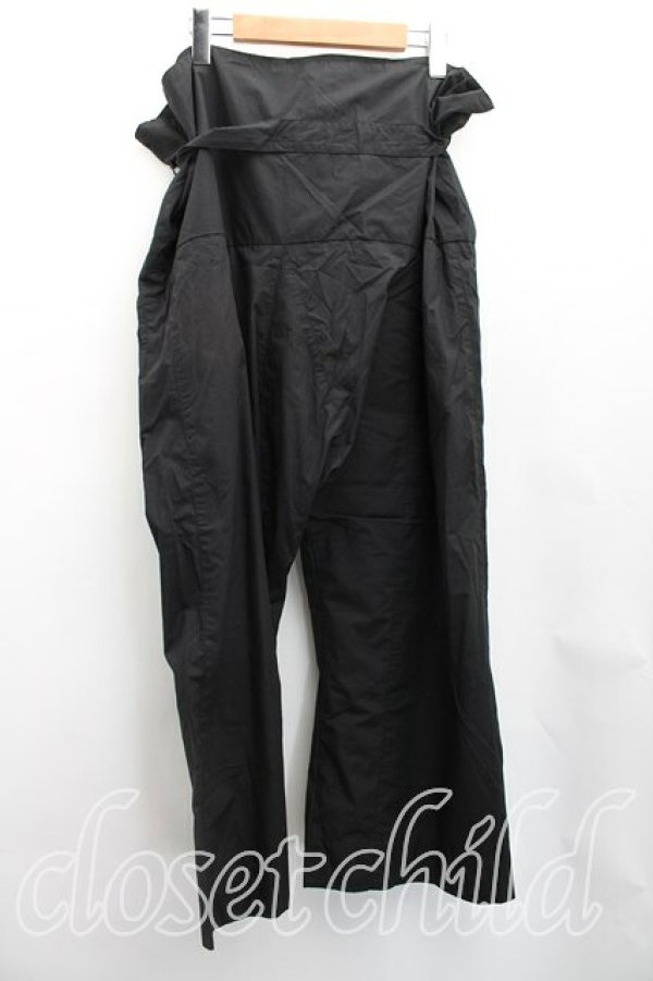 画像2: ヴィヴィアンウエストウッド 中古 / ハイウエストコットンパンツ 00(ワンサイズ) 黒  H-26-01-11-038-pa-IN-ZH (2)