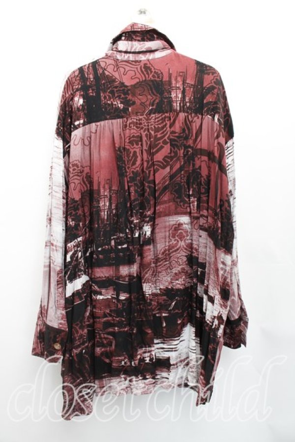 画像2: ヴィヴィアンウエストウッド 中古 / ロンドンブリッジロングシャツ 00(ワンサイズ) ピンク  H-26-01-11-039-bl-IN-ZH (2)