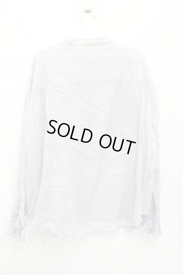 画像2: ヴィヴィアンウエストウッド 中古 / ビブハートシフォンシャツ 00(ワンサイズ) ライトグレー  H-26-01-11-040-bl-IN-ZH (2)