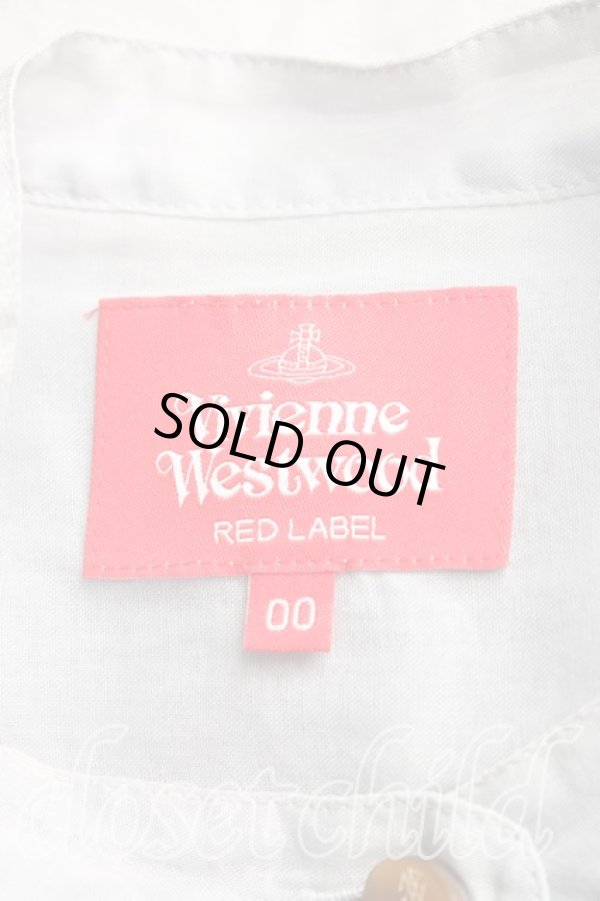 画像3: ヴィヴィアンウエストウッド 中古 / ビブハートシフォンシャツ 00(ワンサイズ) ライトグレー  H-26-01-11-040-bl-IN-ZH (3)