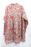 画像2: ヴィヴィアンウエストウッド 中古 / バレンタインハートロングシャツ 2(9号相当) 赤  H-26-01-11-042-bl-IN-ZH (2)
