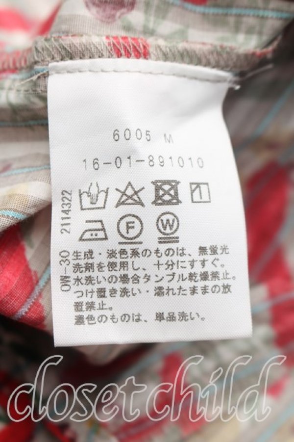 画像4: ヴィヴィアンウエストウッド 中古 / バレンタインハートロングシャツ 2(9号相当) 赤  H-26-01-11-042-bl-IN-ZH (4)