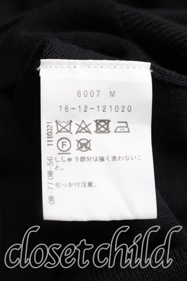 画像4: ヴィヴィアンウエストウッド 中古 / オーブ刺繍半袖サマーニット 00（ワンサイズ） 黒  H-26-01-11-047-to-IN-ZH (4)