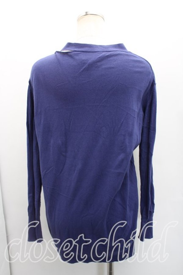 画像2: ANGLOMANIA 中古 / カットラスカーディガン 36(S相当) 青紫  H-26-01-11-048-to-IN-ZH (2)