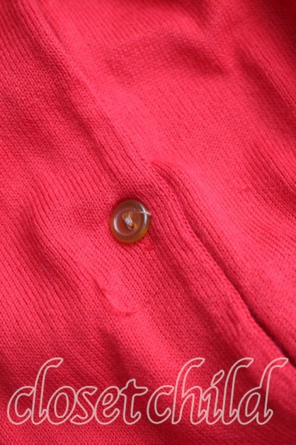 画像6: ヴィヴィアンウエストウッド 中古 / カラーオーブ刺繍ロングカーディガン L 赤  H-26-01-11-050-to-IN-ZH (6)