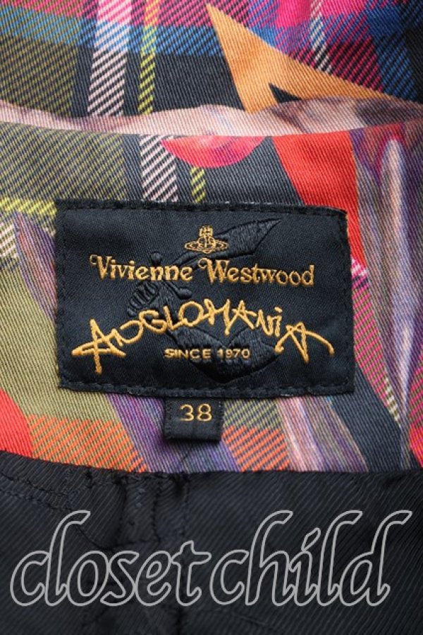 画像3: ヴィヴィアンウエストウッド 中古 / シーモンスタージャケット 38(7号相当) マルチ  H-26-01-11-053-jc-IN-ZH (3)