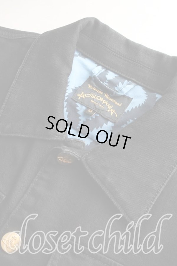 画像5: ANGLOMANIA 中古 / T.F.T.Lデニムジャケット M 黒  H-26-01-11-054-jc-OD-ZH (5)