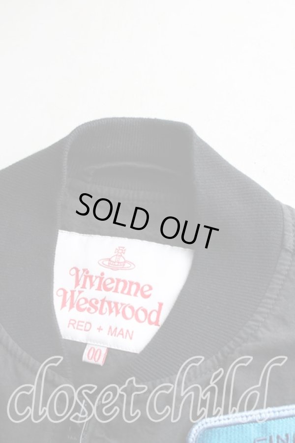 画像6: ヴィヴィアンウエストウッド 中古 / BADGES INTERGALACTIC BOMBER 00（ワンサイズ） 黒  H-26-01-11-055-jc-OD-ZH (6)