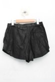 画像2: ヴィヴィアンウエストウッド 中古 / ラムレザーショートパンツ 2（9号相当） 黒  H-26-01-11-006-pa-OD-ZH (2)