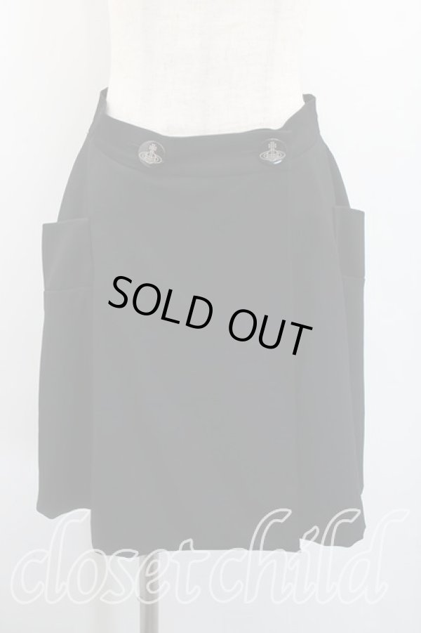 画像3: ヴィヴィアンウエストウッド 中古 / ラブジャケット＆ライディングスカートセットアップ 2(9号相当) 黒  H-26-01-11-056-su-IN-ZH (3)