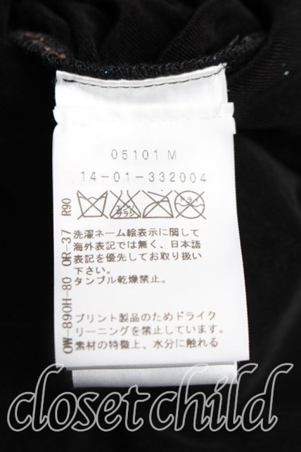 画像4: ANGLOMANIA 中古 / バーブドワイヤーptカットソー M 黒  H-26-01-11-057-op-OD-ZH (4)