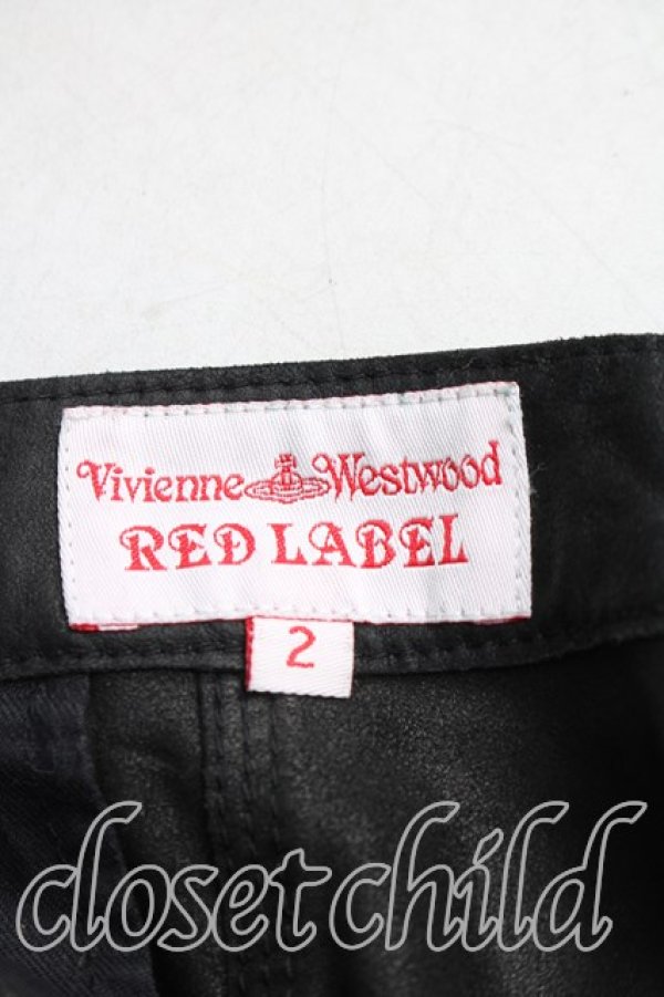 画像3: ヴィヴィアンウエストウッド 中古 / ラムレザーショートパンツ 2（9号相当） 黒  H-26-01-11-006-pa-OD-ZH (3)