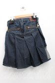 画像2: ヴィヴィアンウエストウッド Anglomania and Lee 中古 / ボンテージショートキルト W26 インディゴ  H-26-01-11-060-pa-OD-ZH (2)