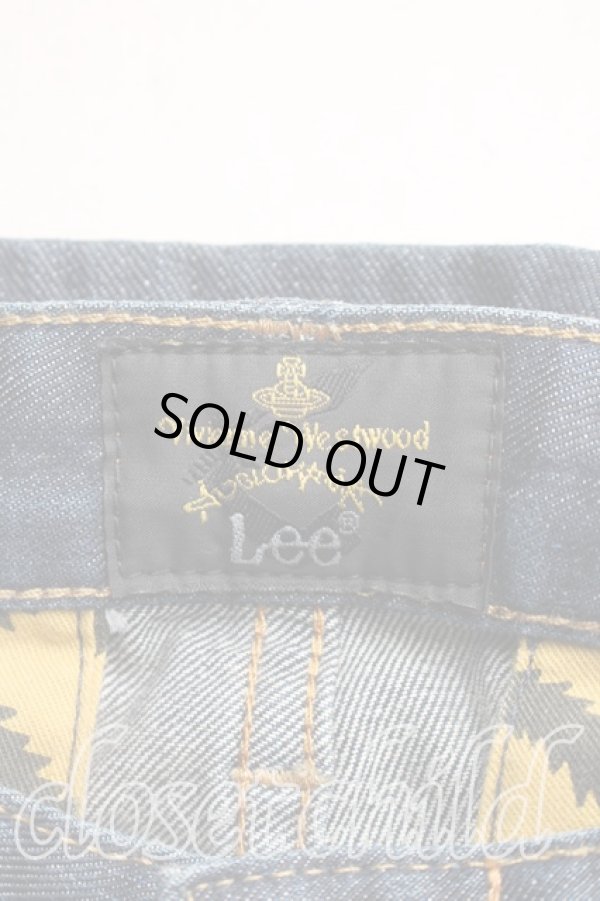 画像3: ヴィヴィアンウエストウッド Anglomania and Lee 中古 / ボンテージショートキルト W26 インディゴ  H-26-01-11-060-pa-OD-ZH (3)