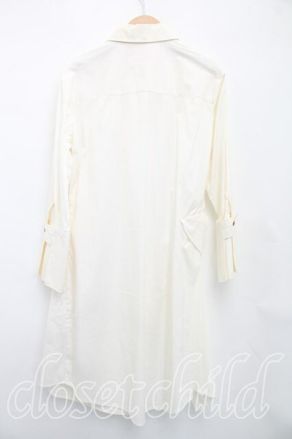 画像2: ヴィヴィアンウエストウッド 中古 / カラーオーブ刺繍ロングシャツ 40(9号相当) 白  H-26-01-11-062-bl-IN-ZH (2)