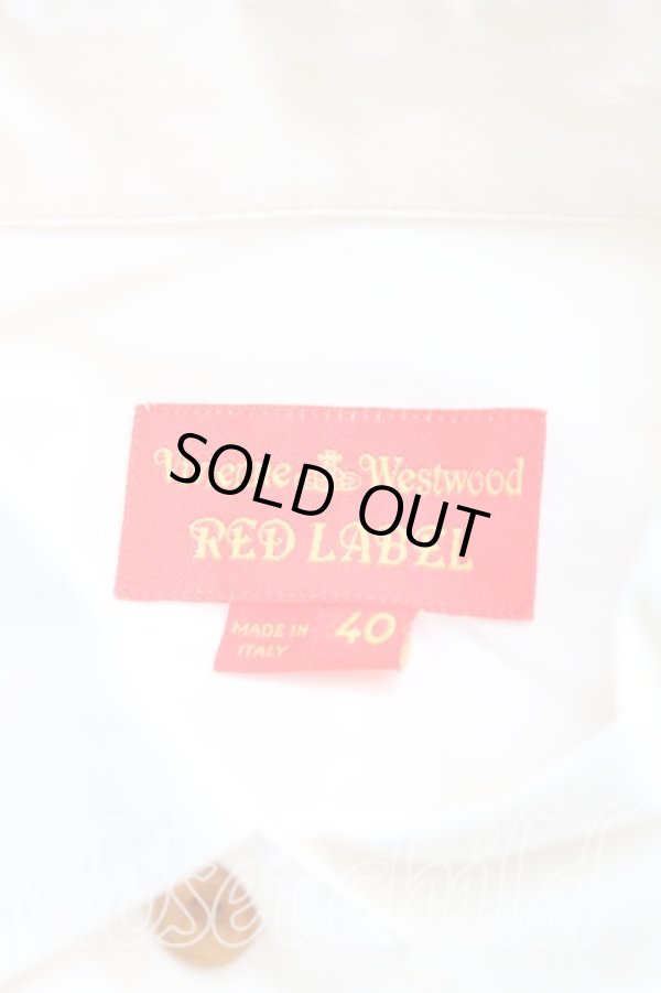 画像3: ヴィヴィアンウエストウッド 中古 / カラーオーブ刺繍ロングシャツ 40(9号相当) 白  H-26-01-11-062-bl-IN-ZH (3)