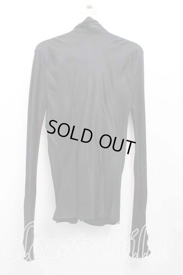 画像2: ヴィヴィアンウエストウッド 中古 / オーブ総柄タイフロントシャツ 2(9号相当) 黒  H-26-01-11-064-bl-IN-ZH (2)