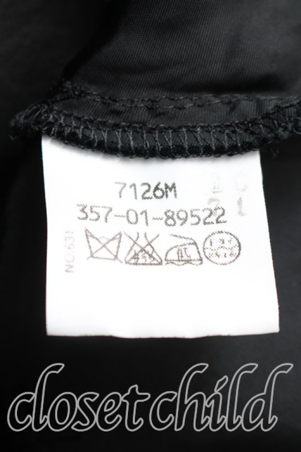 画像4: ヴィヴィアンウエストウッド 中古 / オーブ総柄タイフロントシャツ 2(9号相当) 黒  H-26-01-11-064-bl-IN-ZH (4)