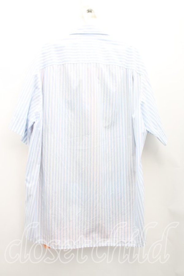 画像2: ヴィヴィアンウエストウッド 中古 / BSスクエアシャツ 46（メンズM相当） 青  H-26-01-11-065-bl-OD-ZH (2)