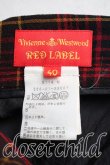 画像3: ヴィヴィアンウエストウッド 中古 / タータンチェックイレギュラースカート 40（9号相当） 赤  H-26-01-11-069-sk-OD-ZH (3)