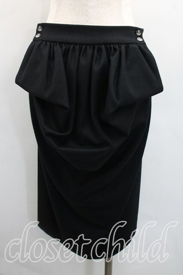 画像2: ヴィヴィアンウエストウッド 中古 / バッスルスカート 2（9号相当） 黒  H-26-01-11-070-sk-OD-ZH (2)