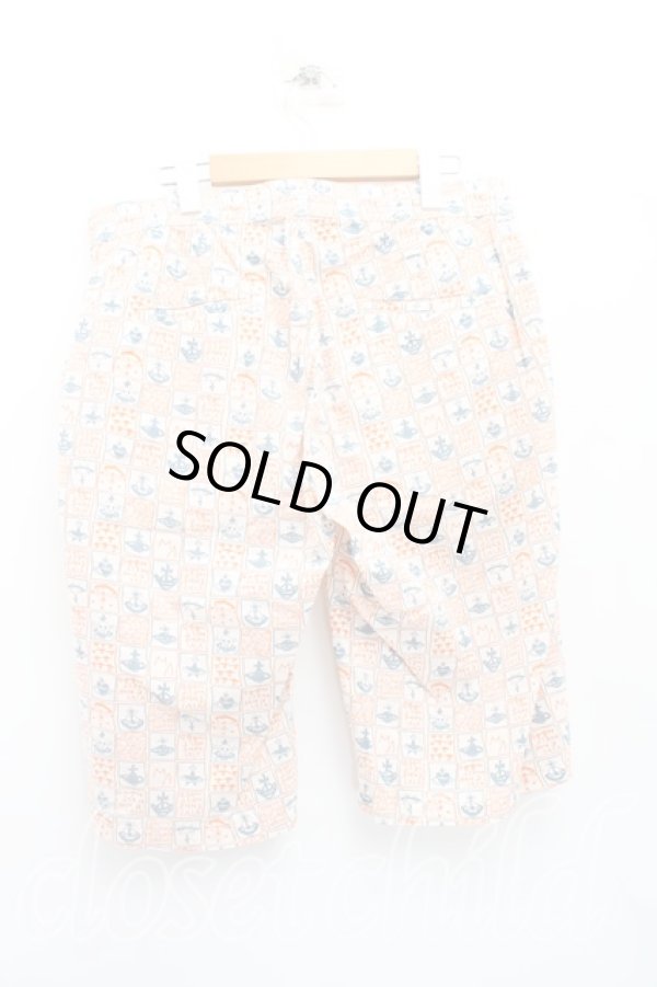 画像2: ANGLOMANIA 中古 / DOODLEパンツ 46（メンズM相当） オレンジ  H-26-01-11-008-pa-OD-ZH (2)