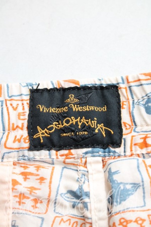 画像3: ANGLOMANIA 中古 / DOODLEパンツ 46（メンズM相当） オレンジ  H-26-01-11-008-pa-OD-ZH (3)