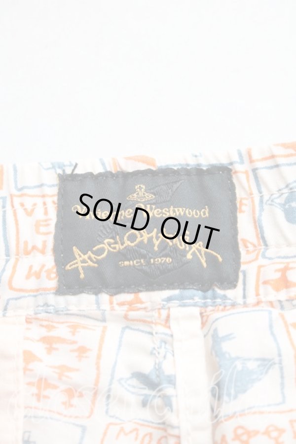 画像3: ANGLOMANIA 中古 / DOODLEパンツ 46（メンズM相当） オレンジ  H-26-01-11-008-pa-OD-ZH (3)