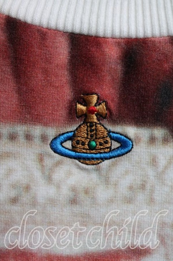 画像5: ヴィヴィアンウエストウッド 中古 / サロン柄Tシャツ XL マルチ  H-26-01-11-074-ts-OD-ZH (5)