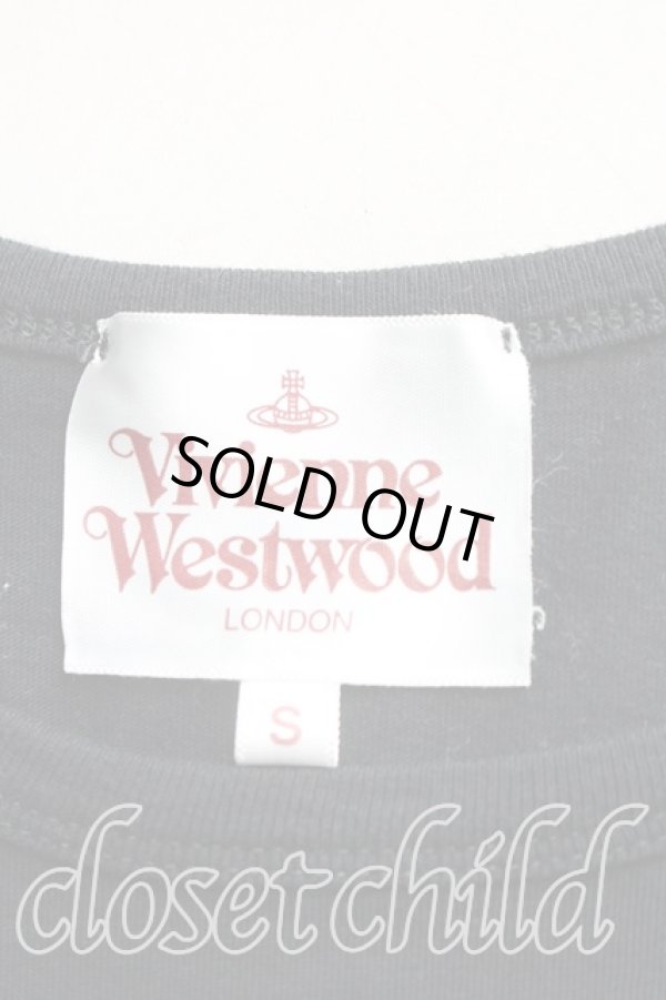 画像3: ヴィヴィアンウエストウッド 中古 / キッシング額縁Tシャツ S 黒  H-26-01-11-076-ts-OD-ZH (3)