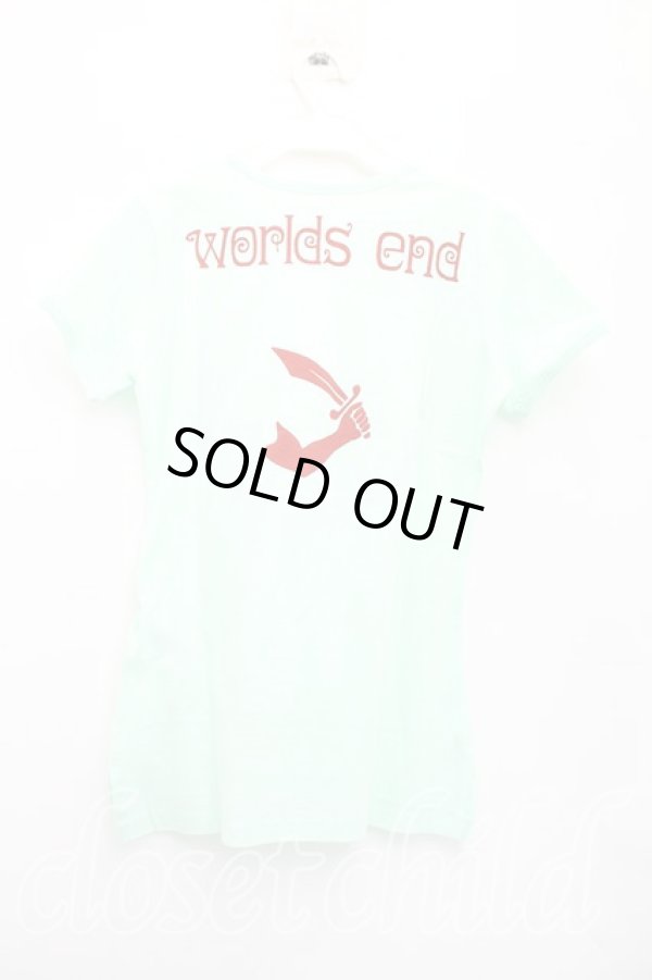 画像2: ヴィヴィアンウエストウッド 中古 / クロックptTシャツ S ライム  H-26-01-11-077-ts-OD-ZH (2)