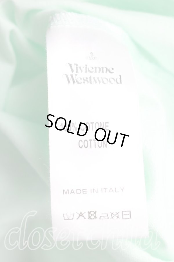 画像4: ヴィヴィアンウエストウッド 中古 / クロックptTシャツ S ライム  H-26-01-11-077-ts-OD-ZH (4)