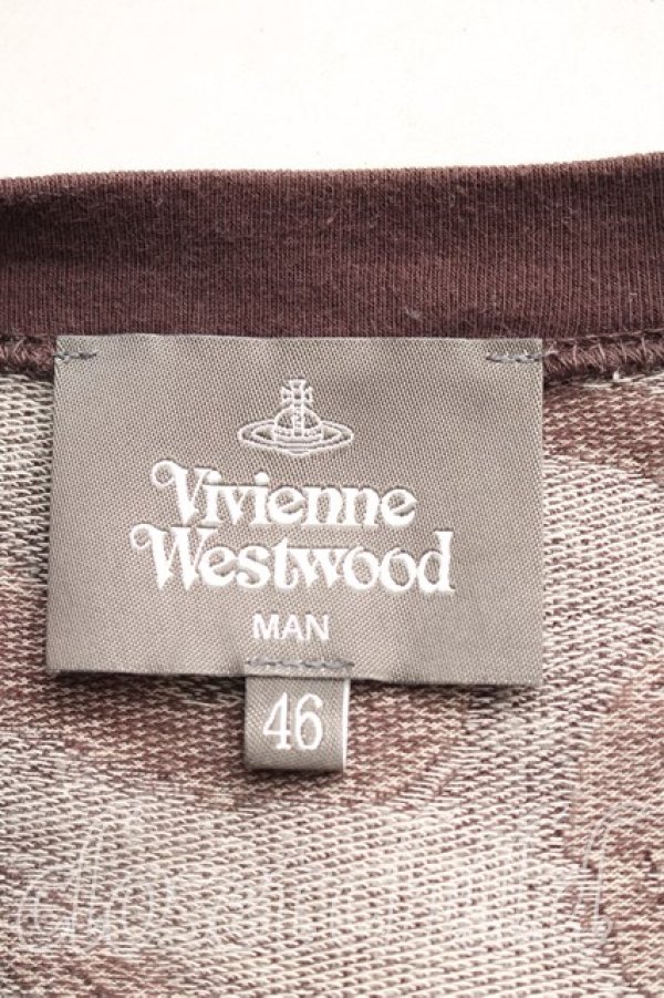 画像3: ヴィヴィアンウエストウッド MAN 中古 / VERMICELLI ORBリラックスTシャツ 46（メンズM相当） 茶  H-26-01-11-079-ts-OD-ZH (3)