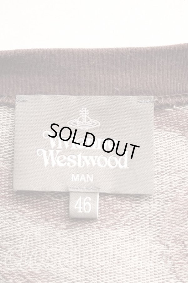 画像3: ヴィヴィアンウエストウッド MAN 中古 / VERMICELLI ORBリラックスTシャツ 46（メンズM相当） 茶  H-26-01-11-079-ts-OD-ZH (3)