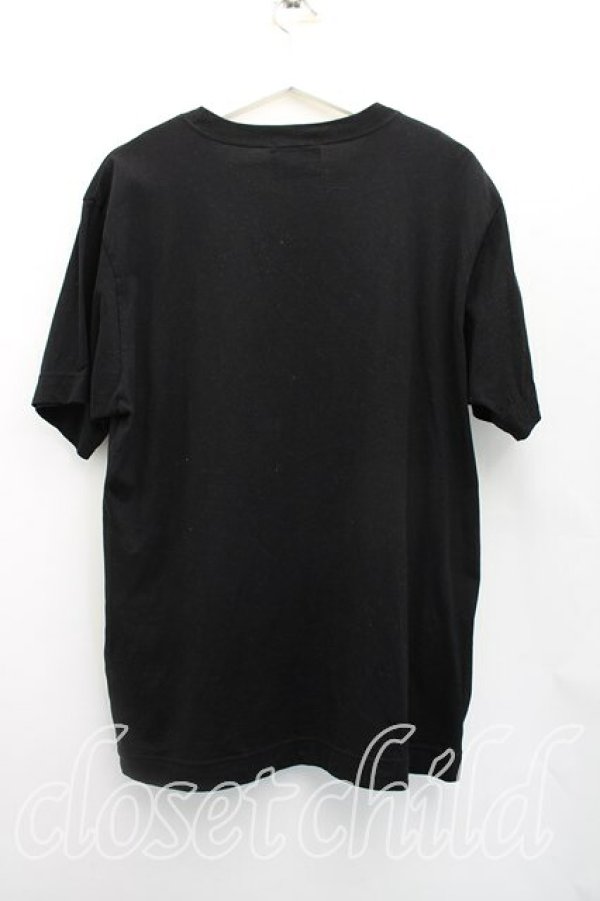 画像2: ヴィヴィアンウエストウッド MAN 中古 / PAINTED TEDDY　Tシャツ 48（メンズL相当） 黒  H-26-01-11-080-ts-OD-ZH (2)